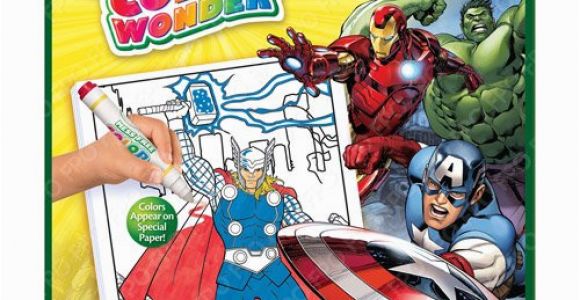 Crayola Color Wonder Avengers 18 Page Book and Markers Crayola Color Wonder Avengers 18 Page Book and Markers