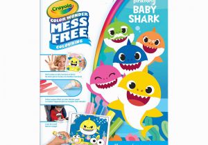 Crayola Color Wonder Baby Shark Mess Free Coloring Pages Color Wonder Mess Free Colouring Pages & Mini Markers