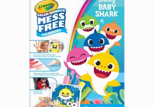 Crayola Color Wonder Baby Shark Mess Free Coloring Pages Color Wonder Mess Free Colouring Pages & Mini Markers