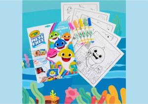 Crayola Color Wonder Baby Shark Mess Free Coloring Pages Crayola Baby Shark Wonder Pages Mess Free Coloring Gift