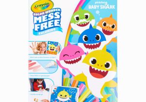 Crayola Color Wonder Baby Shark Mess Free Coloring Pages Crayola Color Wonder Baby Shark Coloring Pages Mess Free