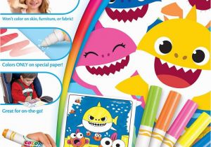 Crayola Color Wonder Baby Shark Mess Free Coloring Pages Crayola Color Wonder Mess Free Baby Shark Coloring Pages