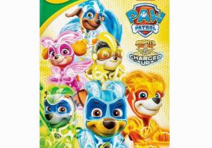 Crayola Giant Coloring Pages Nickelodeon Paw Patrol Mighty Pups Crayola Giant Colouring Pages Paw Patrol