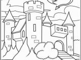 Crayola Mini Coloring Pages Disney Princess Castle with Dragon Flying Coloring Page