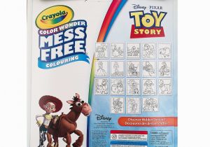 Crayola Mini Coloring Pages Disney Princess Crayola Color Wonder Mess Free Colouring toy Story 18 Pages and 4 Mini Markers