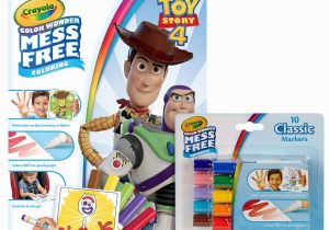 Crayola Mini Coloring Pages Disney Princess toy Story 4 Color Wonder Coloring Set with Markers Crayola