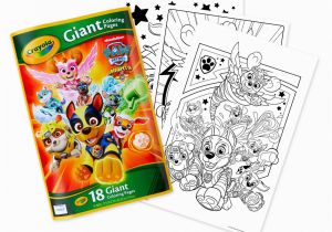 Crayola Paw Patrol Giant Coloring Pages Coloring Book Paw Patrol Coloring Book Fox Pages Creative