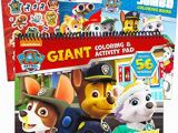 Crayola Paw Patrol Giant Coloring Pages Paw Patrol Coloring and Activity Book Set 3 Coloring Books