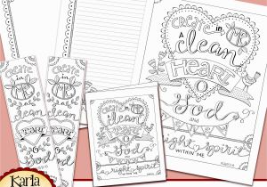 Create In Me A Clean Heart Coloring Page Psalm 51 Coloring Page Psalm 51 Create In Me A Clean Heart Bible