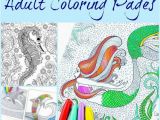 Creative Coloring Botanicals Art Activity Pages to Relax and Enjoy 20 Free Sea themed Adult Coloring Pages