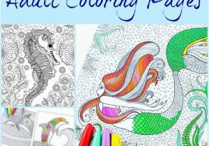 Creative Coloring Botanicals Art Activity Pages to Relax and Enjoy 20 Free Sea themed Adult Coloring Pages