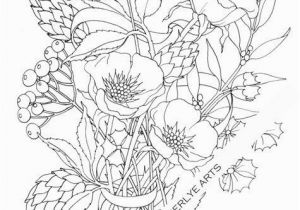 Creative Coloring Botanicals Art Activity Pages to Relax and Enjoy Poppy Love An Adult Coloring Page by Cynthia Emerlye Available as
