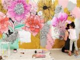 Creative Wall Murals Ideas 30 Pretty Flower Wall Decor Ideas for Creative Wall Decor