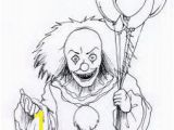 Creepy Clown Coloring Pages 14 Best Beckacolor Images