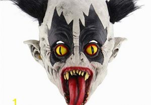 Creepy Clown Coloring Pages Halloween Horrific Demon Adult Scary Clown Cosplay Props Devil Flame Zombie Mask