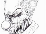 Creepy Clown Coloring Pages How to Draw A Scary Clown