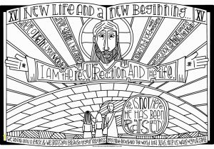 Cross Coloring Pages for Adults Stations Of the Cross Coloring Posters