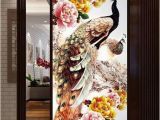 Cross Stitch Wall Mural 2019 100x50cm Diy 5d Diamond Embroidery Diamond Mosaic New Peacock soul Love Round Diamond Painting Cross Stitch Kits Home Decoration From