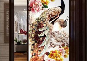 Cross Stitch Wall Mural 2019 100x50cm Diy 5d Diamond Embroidery Diamond Mosaic New Peacock soul Love Round Diamond Painting Cross Stitch Kits Home Decoration From