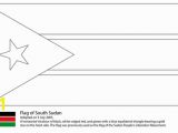 Cuba Flag Coloring Page Flag Of south Sudan Coloring Page