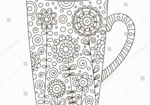 Cup Of Tea Coloring Page Cup Tea Coloring Page Inspirational Green Coloring Pages
