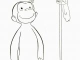 Curious George Printables Coloring Pages Curious George Printable Coloring Book Page for Kids