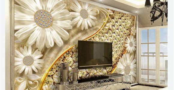 Custom 3d Wall Mural Wallpaper 3d Wallpaper Custom 3d Wall Murals Wallpaper Mural Transparent Floral Jewelry Diamond 3d Living Room Tv Background Mural Wallpaper Best Desktop