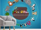 Custom Made Wall Murals Noah S Ark Wallpaper Mural