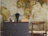Custom Map Wall Murals by Wallpapered 21 Best World Maps Images In 2019
