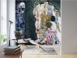 Custom Map Wall Murals by Wallpapered Death and Life Gustav Klimt – Popular Wall Mural – Wall