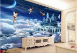 Custom Printed Wall Mural Beibehang Customized Mural Paintings Creative Dreams Angel