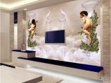 Custom Wall Mural From Photo Custom Wallpaper 3d Wall Murals European Style Little Angel