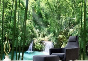 Custom Wall Mural Prints Custom 3d Wall Murals Wallpaper Bamboo forest Natural Landscape Art