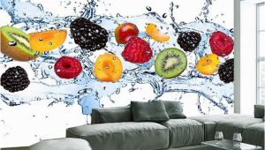 Custom Wall Murals Canada Custom Wall Painting Fresh Fruit Wallpaper Restaurant Living