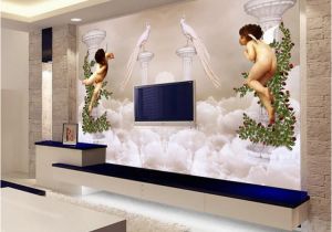 Custom Wall Murals Cheap Custom Wallpaper 3d Wall Murals European Style Little Angel