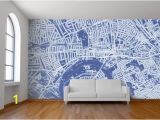 Custom Wall Murals toronto Custom Map Wall Murals by Wallpapered