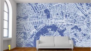 Custom Wall Murals toronto Custom Map Wall Murals by Wallpapered