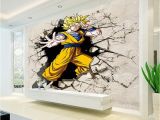 Custom Wall Murals toronto Dragon Ball Wallpaper 3d Anime Wall Mural Custom Cartoon