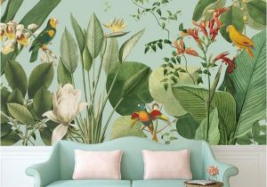 Custom Wall Paper Murals Birds Of Paradise Tropical Wall Mural