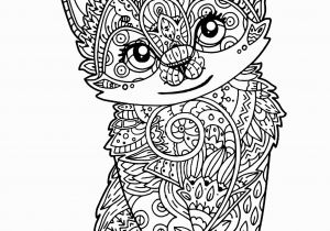 Cute Animal Coloring Pages for Adults Cute Kitten Cats Adult Coloring Pages