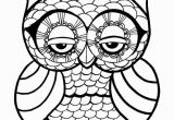 Cute Animal Coloring Pages for Adults Owl Coloring Pages for Adults Free Detailed Owl Coloring