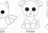 Cute Beanie Boos Coloring Pages Midnight Scraps Wishful From Beanie Boo Coloring Page