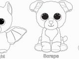 Cute Beanie Boos Coloring Pages Midnight Scraps Wishful From Beanie Boo Coloring Page