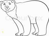 Cute Bear Coloring Pages Coloring Pages Cute Polar Bear Stands