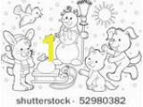 Cute Christmas Puppy Coloring Pages Dog Coloring Page D Free Stock Public Domain