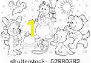 Cute Christmas Puppy Coloring Pages Dog Coloring Page D Free Stock Public Domain