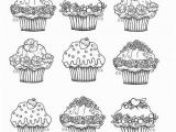 Cute Cupcake Coloring Pages Printable Cupcake Coloring Pages Party Ideas Pinterest