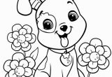 Cute Dogs Coloring Pages to Print Easy Coloring Pages