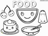 Cute Food Coloring Pages to Print Cute Food Coloring Pages