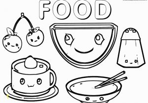 Cute Food Coloring Pages to Print Cute Food Coloring Pages